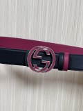 Gucci Fashion Versatile Interlocking Double G Belt 40MM