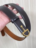Gucci Fashion Versatile Double Sided Belt 30MM