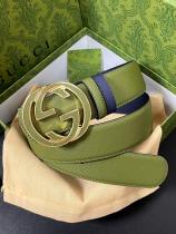 Gucci Fashion Versatile Interlocking Double G Belt 40MM