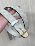 Gucci Fashion Versatile Double sided Leather Belt 30MM