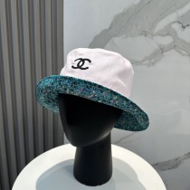 Chanel Couple Fashion Versatile Embroidered Logo Double Sided Fisherman's Hat Chanel Couple Fashion Versatile Embroidered Logo Double Sided Fisherman's Hat