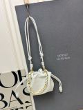 Loewe Fashion Mini Versatile Cloud Bag Sheepskin Handbag Crossbody Bag Size: 14 x 16 x 5 CM