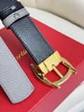 Cartier Fashion Casual Versatile Double Sided Leather Belt 35MM