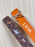 Louis Vuitton Fashion Fun Animal Casual Versatile Double Sided Belt 40 x 85 MM