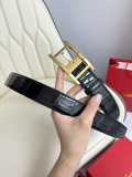 Cartier Fashion Casual Versatile Double Sided Leather Belt 35MM