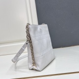 Dior Classic Checkered Leather Crossbody Bag Shoulder Bag Size: 21 x 18 x 6.5CM