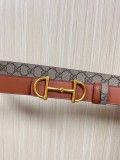 Gucci Fashion Casual Versatile Double Sided Belt 30MM