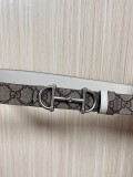 Gucci Fashion Casual Versatile Double Sided Belt 30MM
