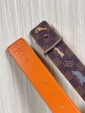 Louis Vuitton Fashion Fun Animal Casual Versatile Double Sided Belt 40 x 85 MM