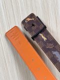 Louis Vuitton Fashion Fun Animal Casual Versatile Double Sided Belt 40 x 85 MM