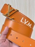 Louis Vuitton Fashion Fun Animal Casual Versatile Double Sided Belt 40 x 85 MM