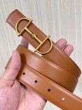 Gucci Classic Horseneck Buckle Casual Versatile Double Sided Belt 30MM