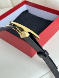 Cartier Fashion Casual Versatile Double Sided Leather Belt 35MM