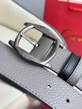 Cartier Fashion Casual Versatile Double Sided Leather Belt 35MM