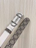 Gucci Fashion Casual Versatile Double Sided Belt 30MM