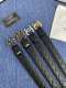 Chanel Classic Double C Casual Versatile Sheepskin Belt 30MM