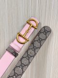 Gucci Fashion Casual Versatile Double Sided Belt 30MM