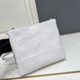 Dior Classic Checkered Leather Crossbody Bag Shoulder Bag Size: 25 x 21 x 6.5CM