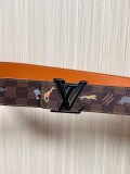 Louis Vuitton Fashion Fun Animal Casual Versatile Double Sided Belt 40 x 85 MM
