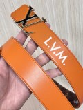Louis Vuitton Fashion Fun Animal Casual Versatile Double Sided Belt 40 x 85 MM