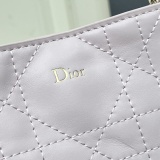 Dior Classic Checkered Leather Crossbody Bag Shoulder Bag Size: 21 x 18 x 6.5CM