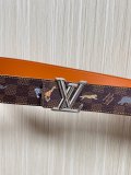 Louis Vuitton Fashion Fun Animal Casual Versatile Double Sided Belt 40 x 85 MM