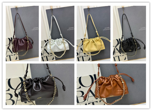 Loewe Fashion Versatile Cloud Bag Sheepskin Handbag Crossbody Bag Size: 32 x 20 x 10 CM