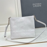 Dior Classic Checkered Leather Crossbody Bag Shoulder Bag Size: 25 x 21 x 6.5CM