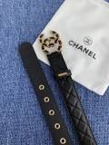 Chanel Classic Double C Casual Versatile Sheepskin Belt 30MM