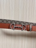 Gucci Fashion Casual Versatile Double Sided Belt 30MM