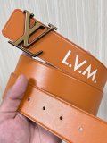 Louis Vuitton Fashion Fun Animal Casual Versatile Double Sided Belt 40 x 85 MM