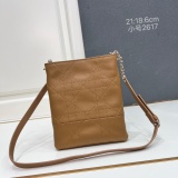 Dior Classic Checkered Leather Crossbody Bag Shoulder Bag Size: 21 x 18 x 6.5CM