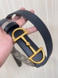 Gucci Fashion Casual Versatile Double Sided Belt 30MM