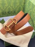 Gucci Classic Horseneck Buckle Casual Versatile Double Sided Belt 30MM