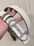 Gucci Fashion Casual Versatile Double Sided Belt 30MM