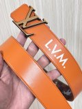 Louis Vuitton Fashion Fun Animal Casual Versatile Double Sided Belt 40 x 85 MM