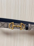 Gucci Fashion Casual Versatile Double Sided Belt 30MM