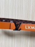 Louis Vuitton Fashion Fun Animal Casual Versatile Double Sided Belt 40 x 85 MM