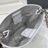 Dior Classic Checkered Leather Crossbody Bag Shoulder Bag Size: 21 x 18 x 6.5CM