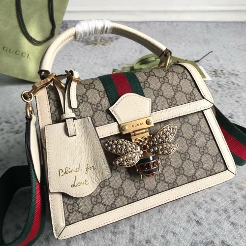 Gucci Fashion Bee Canvas Collar Crossbody Bag Handbag Size: 25.5 x 17.5 x 13 CM