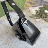 Gucci Fashion Versatile Asymmetric Flip Underarm Bag Handbag Size: 26.5 x 17 x 8 CM