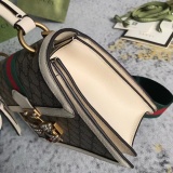 Gucci Fashion Bee Canvas Collar Crossbody Bag Handbag Size: 25.5 x 17.5 x 13 CM