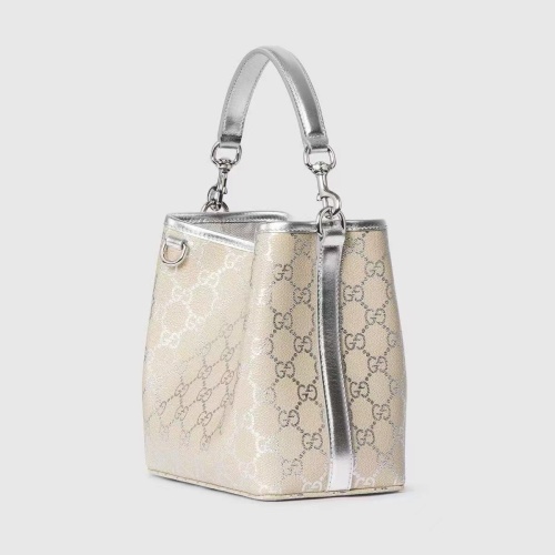 Gucci Mini Fashion Versatile Crossbody Bucket Bag Handbag Size: 19 x 18 x 11 CM