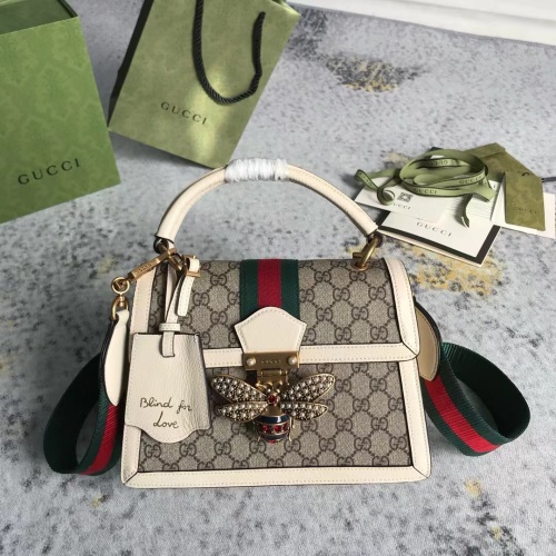 Gucci Fashion Bee Canvas Collar Crossbody Bag Handbag Size: 25.5 x 17.5 x 13 CM