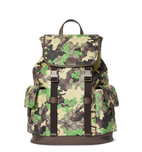 Gucci Fashion Versatile Camouflage Backpack Size: 35 x 46 x 12 CM