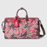 Gucci Classic Versatile Printed Handheld Travel Bag Crossbody Bag Size: 44 x 29 x 25 CM