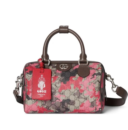 Gucci Fashion Versatile Printed Crossbody Bag Handbag Size: 25 x 16 x 14 CM