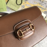 Gucci Classic Horseclip Flip Top Handbag Shoulder Bag Size: 25 x 18 x 8 CM