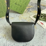 Gucci Classic Mini Polo Buckle Versatile Crossbody Bag Shoulder Bag Size: 17 x 18.5 x 7.5 CM