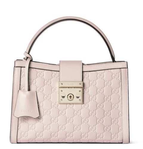 Gucci Classic Embossed GG Handbag Size: 25.5 x 17.5 x 10 CM
